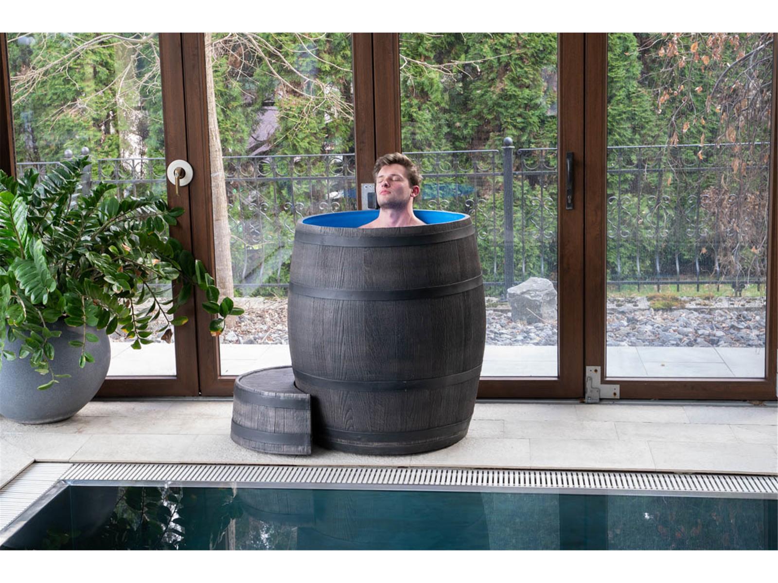 350 L Eisfass, Eistonne "Ice barrel" Braun Eisbadfass 350 L Eisfass, Eistonne "Ice barrel" Braun Eisbadfass