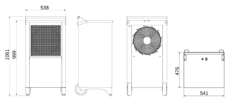 Igloo Bautrockner OP130 Standard