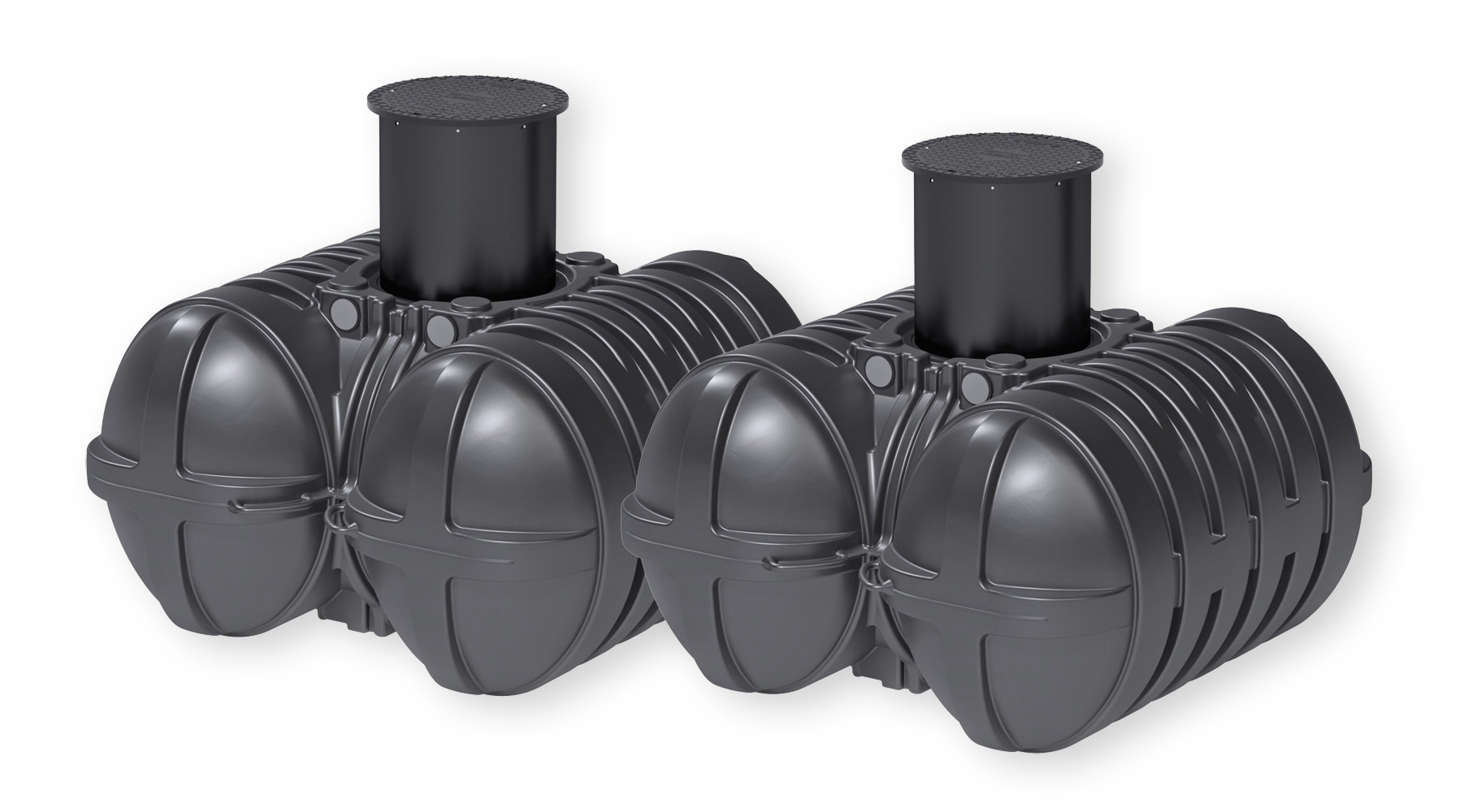 10.000 Liter Komplettpaket Haustechnik II - Flachspeicher ohne Pumpe und Nachspeisung