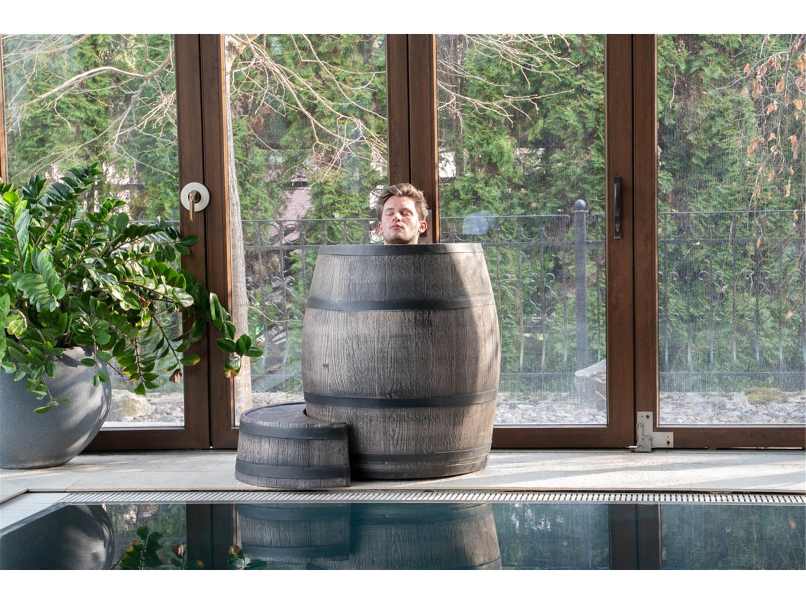 350 L Eisfass, Eistonne "Ice barrel" Braun Eisbadfass 350 L Eisfass, Eistonne "Ice barrel" Braun Eisbadfass
