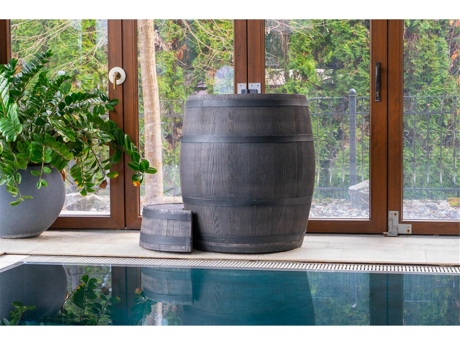 350 L Eisfass, Eistonne "Ice barrel" Braun Eisbadfass 350 L Eisfass, Eistonne "Ice barrel" Braun Eisbadfass