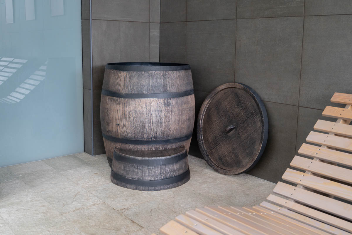 350 L Eisfass, Eistonne "Ice barrel" Braun Eisbadfass 350 L Eisfass, Eistonne "Ice barrel" Braun Eisbadfass