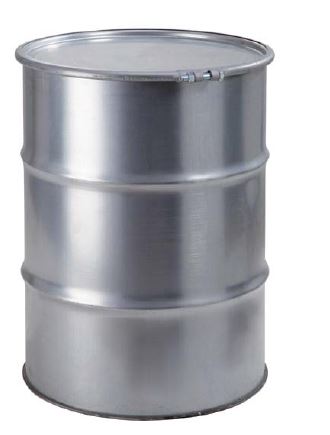 Edelstahl Fass zur Lagerung von Nuklearabfällen 216,5 Liter