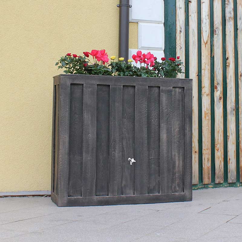 Regenwasserfass Hochbeet 300 L Wasserfass Gartenfass
