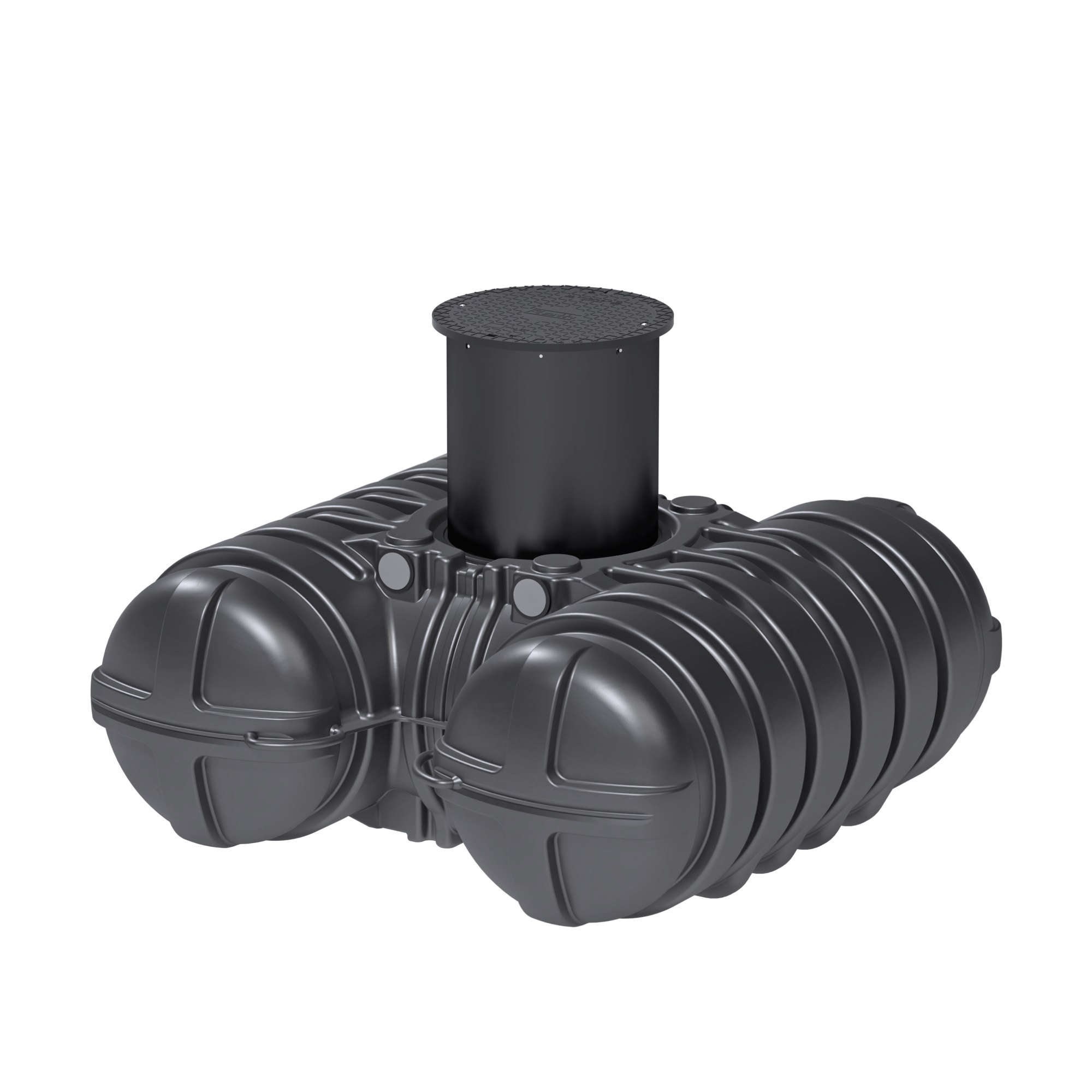 Paket Garten - Flachspeicher 3500L ohne Tauchpumpe Regenwasser ROTH