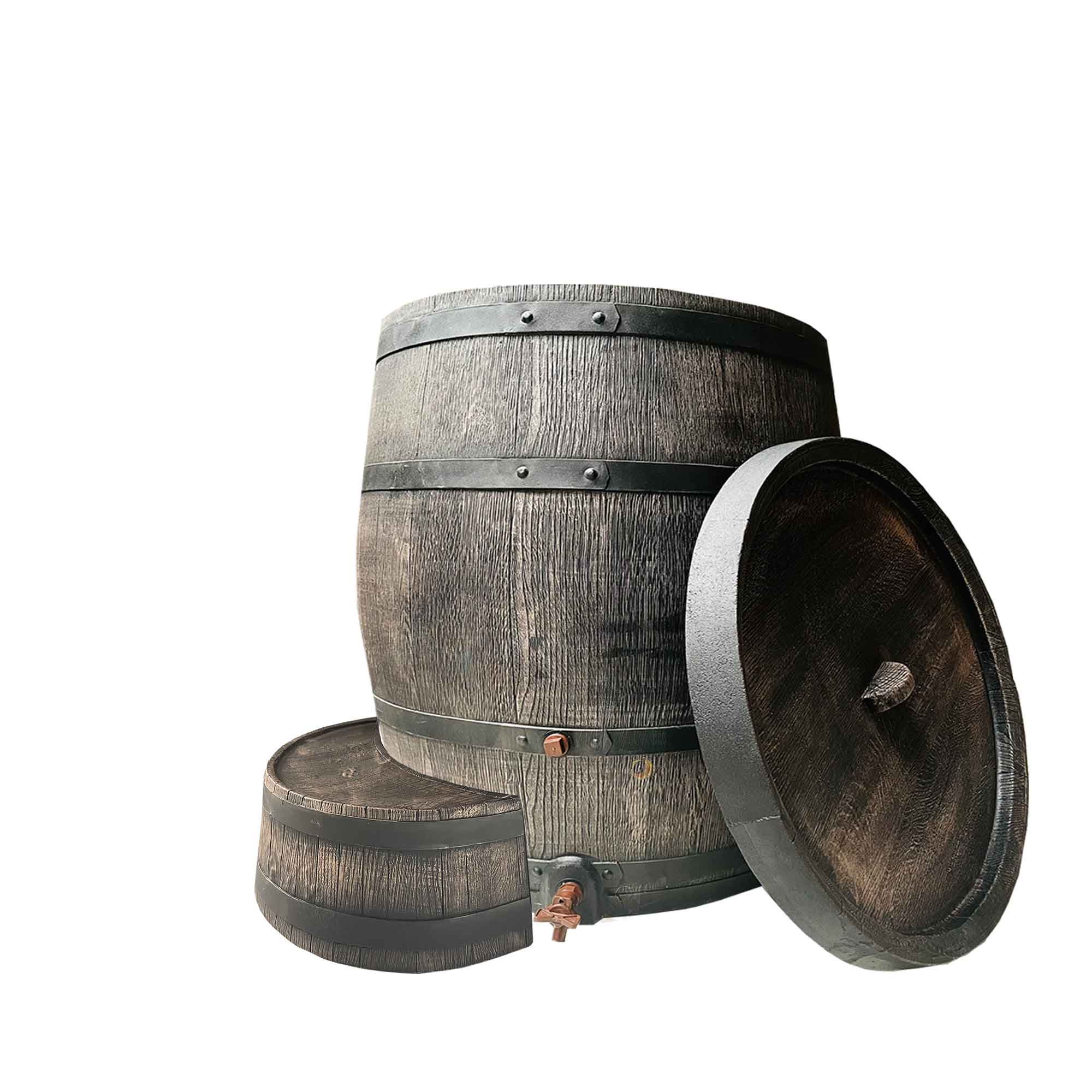 350 L Eisfass, Eistonne "Ice barrel" Braun Eisbadfass 350 L Eisfass, Eistonne "Ice barrel" Braun Eisbadfass