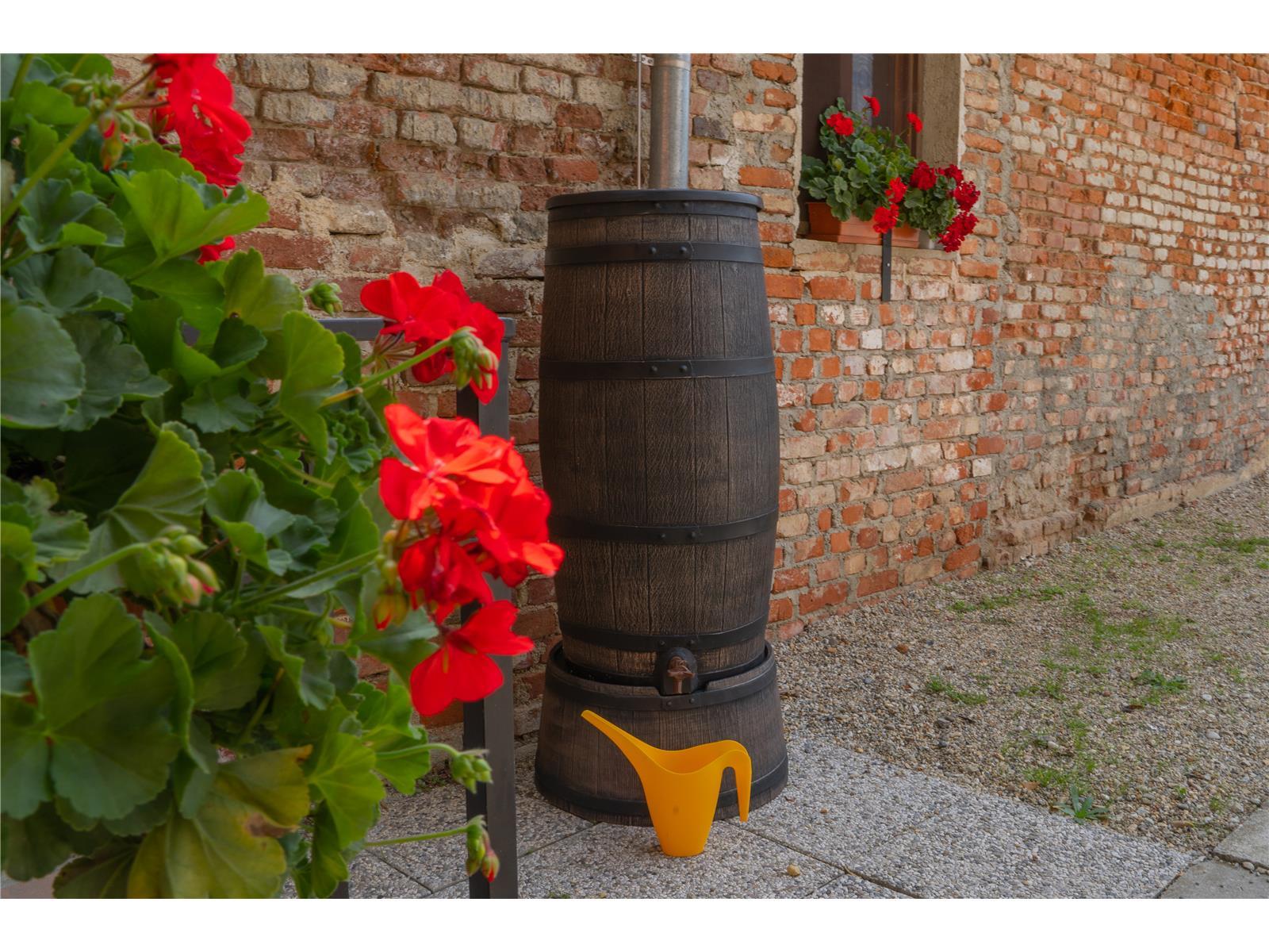 Regenfass 150 Liter schmal 3/4" Wasserfass Gartenfass Regenfass 150 Liter schmal 3/4" Wasserfass Gartenfass